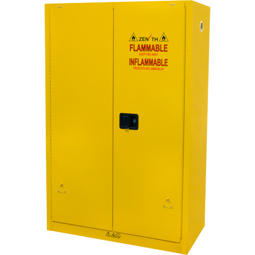 Armoire pour produits inflammables, 45 gal., 2 Porte(s), 43" La x 65" h x 18" p Cantin et fils