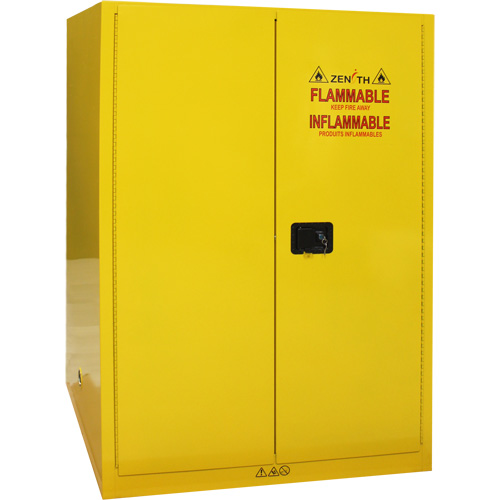 Armoire pour produits inflammables, 90 gal., 2 Porte(s), 43" La x 66" h x 34" p Cantin et fils