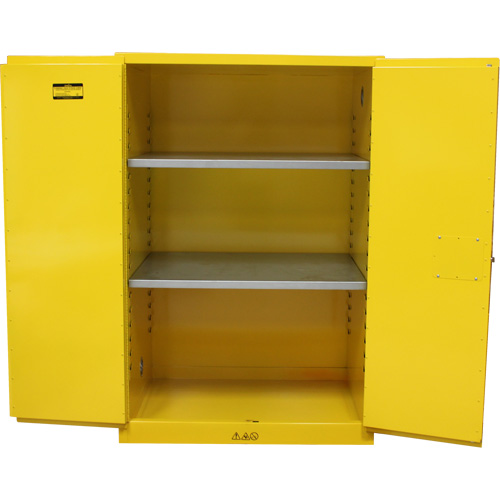 Armoire pour produits inflammables, 90 gal., 2 Porte(s), 43" La x 66" h x 34" p Cantin et fils
