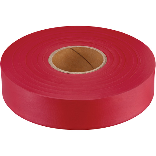Ruban de signalisation Empire, 1" la x 600' lo, Rouge fluorescent Cantin et fils