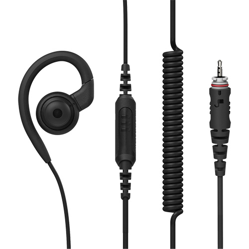 CLPE Series In-Line PTT Earpiece with Standard Cord Cantin et fils