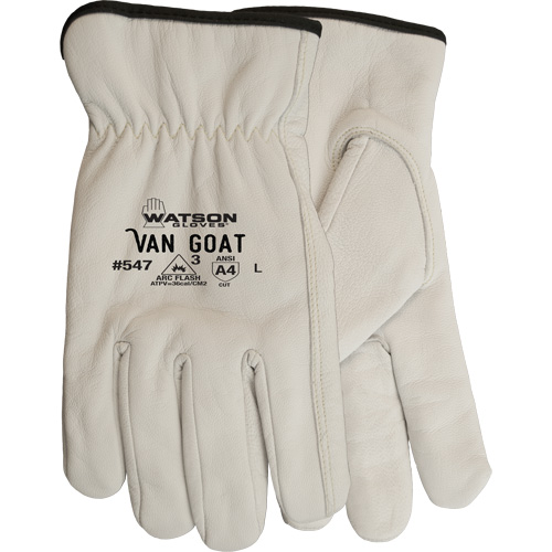 Gants de travail r&eacute;sistants aux coupures Van Goat, Grand, 36 cal/cm², Niveau 3, NFPA 70E Cantin et fils