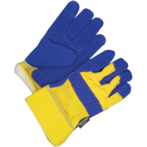 Gants d'ajusteur traditionnels, Taille unique, Paume en Cuir refendu, Doublure en Thinsulate Cantin et fils