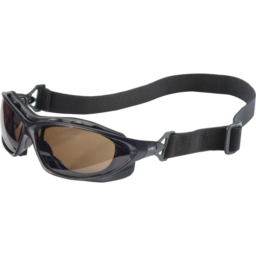 Uvex HydroShield&reg; Seismic&reg; Safety Goggles, SCT-Grey Lens, Anti-Fog/Anti-Scratch, Closed Vent Cantin et fils