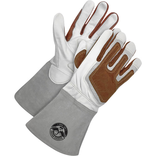 Gander Brand TIG Welder's Gloves with Heat Patch, Grain Goatskin, Size Small Cantin et fils