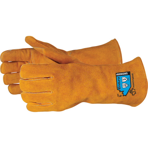Endura&reg; Deluxe Cut-Resistant Welding Gloves, Split Cowhide, Size Small Cantin et fils