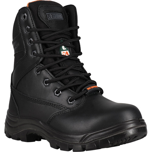 Safety Boots, Leather, Steel Toe, Size 6, Impermeable Cantin et fils