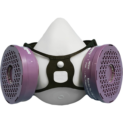 Comfort-Air&reg; 400Nx Black Half Mask without Exhalation Valve P100 Kit, Elastomer/Rubber, Small/Medium Cantin et fils
