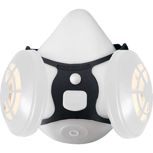 Ensemble de respirateur &agrave; demi-masque N95 Comfort-Air 400Nx noir sans soupape d'expiration, &eacute;lastom&egrave;re/Caoutchouc, Petit/Moyen Cantin et fils