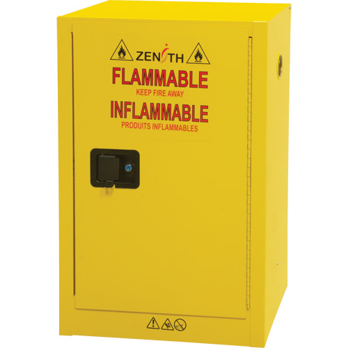 Armoire de rangement pour a&eacute;rosols inflammables, 12 gal., 1 Porte(s), 23" La x 35" h x 18" p Cantin et fils