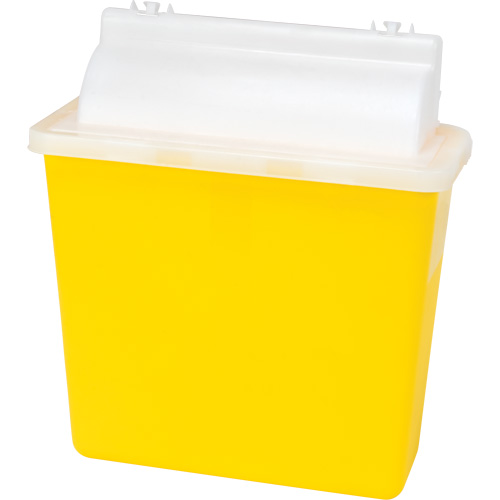 Contenant pour objets pointus et tranchants, Capacit&eacute; de 4,6 L Cantin et fils