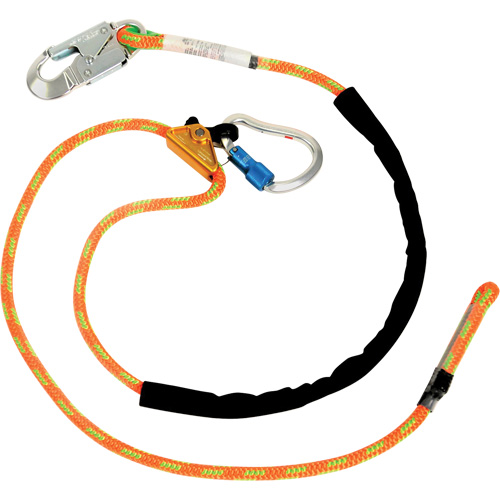 Longe ajustable, 1 branches, 6', Classe CSA F, Polyester Cantin et fils