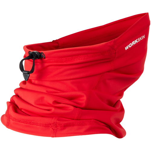 Cache-cou Workskin, Rouge, Polyester Cantin et fils