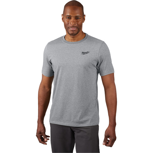 Hybrid Work Tee Shirt, Men's, Small, Grey Cantin et fils
