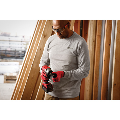 Hybrid Work Tee Shirt, Men's, Small, Grey Cantin et fils