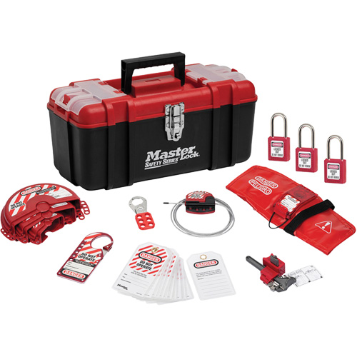 Standard Lockout Kit with Zenex Thermoplastic Locks, Valve Kit, 13 Components Cantin et fils