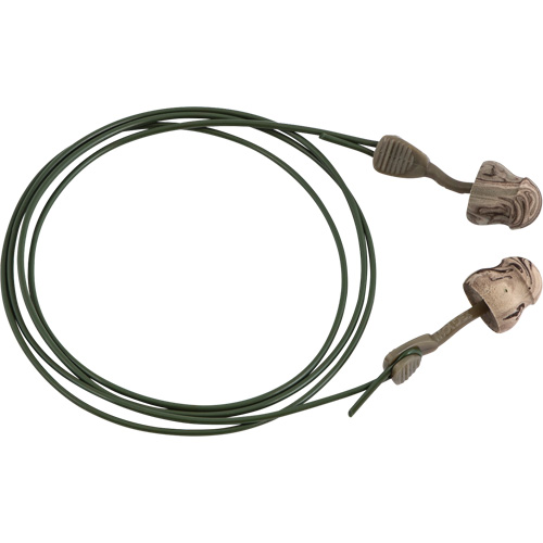 Glide&reg; Camo Foam No-Roll Twist-In Earplugs, Bulk - Box, Corded Cantin et fils