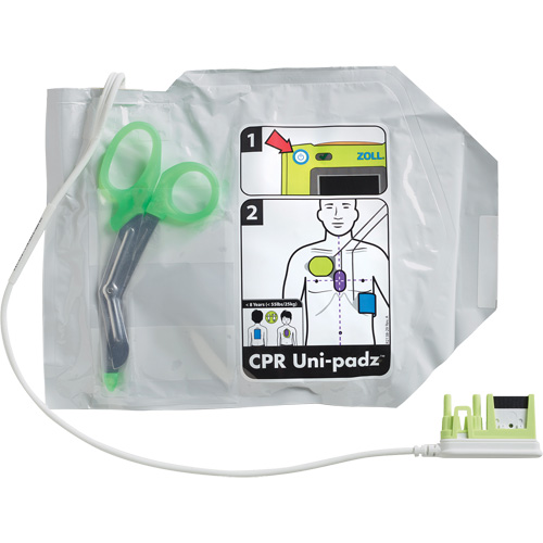 &eacute;lectrodes RCR pour adultes & enfants Uni-Padz, Zoll AED 3 Pour, Classe 4 Cantin et fils