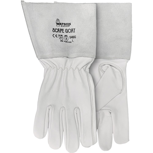 546G Scape Goat Gloves, Small, Grain Goatskin Palm Cantin et fils