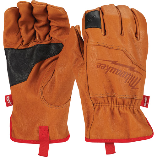 Leather Gloves, Small, Grain Goatskin Palm Cantin et fils