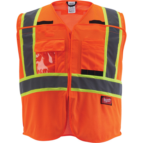 Flagman Safety Vest, High Visibility Orange, Medium/Small Cantin et fils
