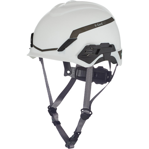 Casque de s&eacute;curit&eacute; V-Gard H1, R&eacute;pond aux normes CSA type 1, Suspension Rochet, Non ventil&eacute; Cantin et fils
