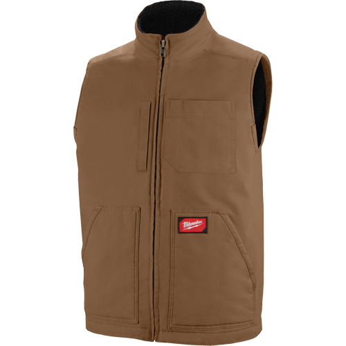 Heavy-Duty Sherpa-Lined Vest, Men's, Small, Brown Cantin et fils