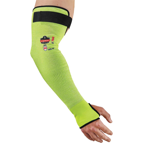 Manche de protection contre la coupe ProFlex 7941-PR, TenaLux, 18", ASTM ANSI niveau A4/EN 388 niveau D, Lime haute visibilit&eacute; Cantin et fils