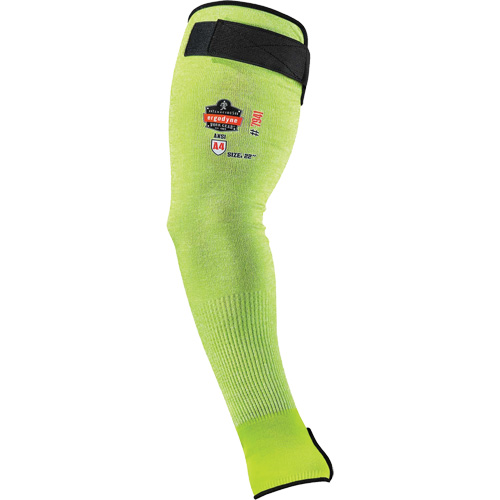 Manche de protection contre la coupe ProFlex 7941-PR, TenaLux, 22", ASTM ANSI niveau A4/EN 388 niveau D, Lime haute visibilit&eacute; Cantin et fils