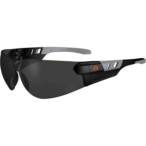 Skullerz SAGA Frameless Safety Glasses, Smoke Lens, Anti-Fog/Anti-Scratch, ANSI Z87+/Meets/Exceeds CSA Z94.3 Cantin et fils
