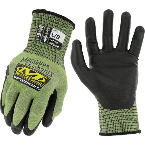 Gants r&eacute;sistants aux coupures SpeeKnit S2EC06, Taille Petit/7, Calibre 18, Rev&ecirc;tement Ur&eacute;thane, Enveloppe en PEHP/Tungst&egrave;ne, ASTM ANSI niveau A4/EN 388 niveau D Cantin et fils