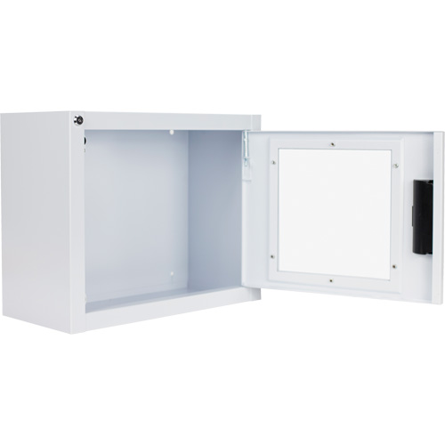 Armoire compacte standard pour DEA avec alarme, Philips/Defibtech/Heartsine Pour, Non m&eacute;dical Cantin et fils