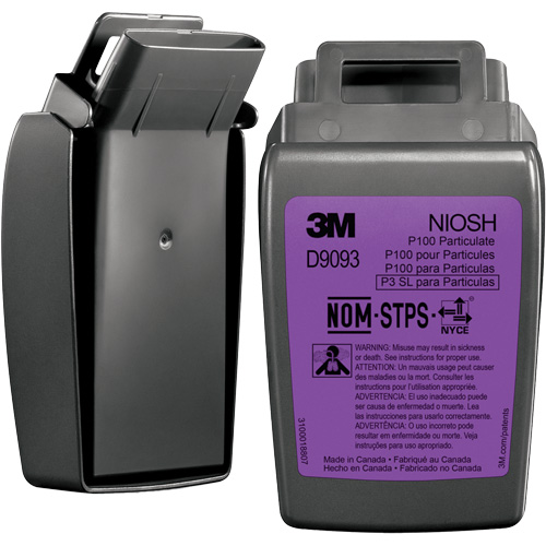 Secure Click Hard Case P100 Particulate Filter, Particulate Filter, P100 Filter Cantin et fils