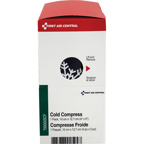 Recharge de compresses instantan&eacute;es SmartCompliance, Froid, Utilisation unique, 4" x 5" Cantin et fils