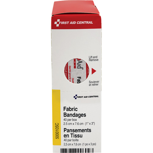 Recharge de bandages adh&eacute;sifs SmartCompliance, Rectangulaire/carr&eacute;e, 3", Tissu, Non st&eacute;rile Cantin et fils