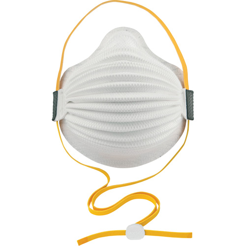Respirateur AirWave jetable avec SmartStrap et garniture d'&eacute;tanch&eacute;it&eacute; int&eacute;grale en mousse, P95, Certifi&eacute; NIOSH, Moyen/grand Cantin et fils