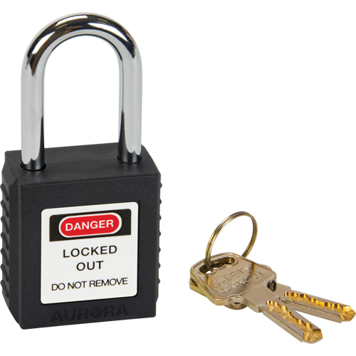 Lock for Lockouts, Safety Padlock, Keyed Different, Thermoplastic, 1-1/2" Width Cantin et fils