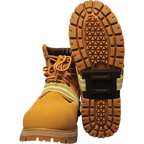 Icetred Mid-Sole Traction Device with Defined Heel, Rubber/Tungsten Carbide, Stud Traction, One Size Cantin et fils