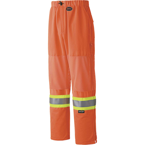 6001P Traffic Safety Pants, Polyester, X-Small, High Visibility Orange Cantin et fils
