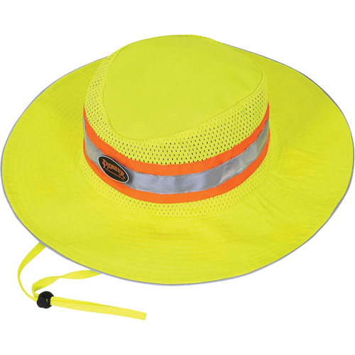 279 Ranger's Hat with Strap, High Visibility Lime-Yellow, Polyester Cantin et fils