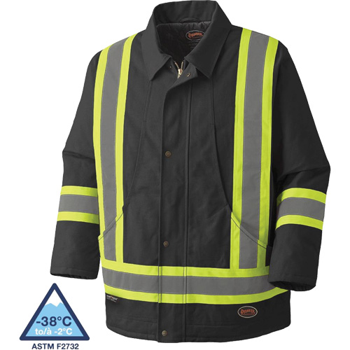 5535BKA Quilted Duck Parka, Black, X-Small Cantin et fils