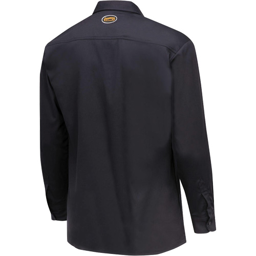 7742 FR-Tech&reg; Flame-Resistant Safety Shirt, Small, Navy Blue Cantin et fils