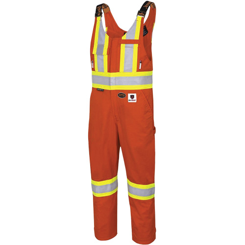 7712 FR-Tech&reg; Flame-Resistant Overalls, Small, High Visibility Orange Cantin et fils