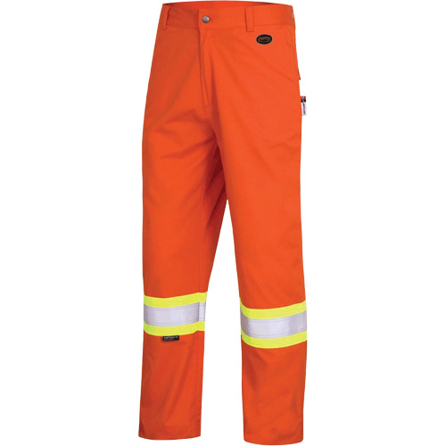 7763 FR-Tech&reg; 88/12 Arc Rated High-Visibility Safety Pants, 38, x 30, High Visibility Orange, 9.7 cal/cm² Cantin et fils