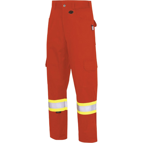 7765 FR-Tech&reg; 88/12 Arc Rated High-Visibility Safety Cargo Pants, 32, x 34, High Visibility Orange, 10 cal/cm² Cantin et fils