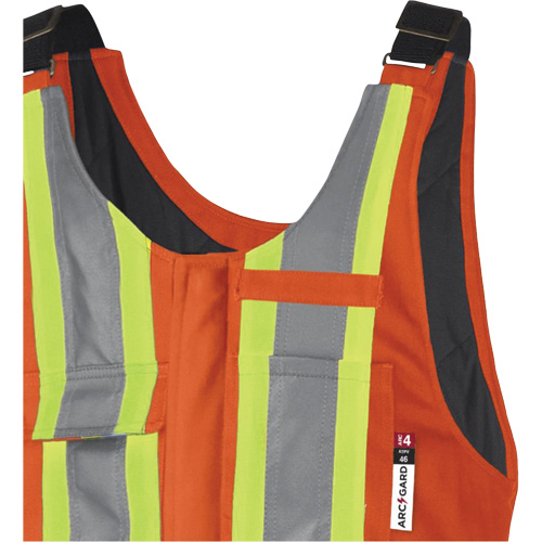 5534A Combinaison de s&eacute;curit&eacute; matelass&eacute;e ignifuge, Petit, Orange Cantin et fils