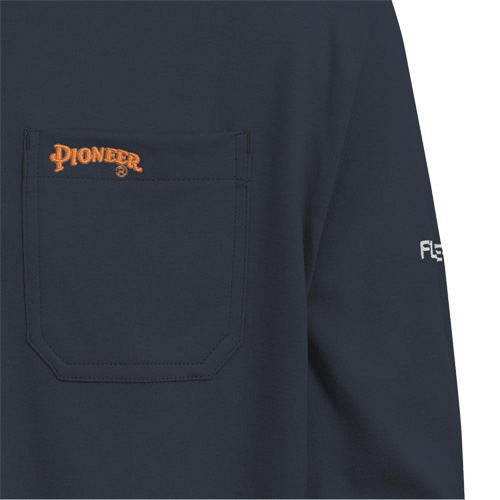 333 Flame-Resistant Long-Sleeved Shirt, Small, Navy Blue Cantin et fils