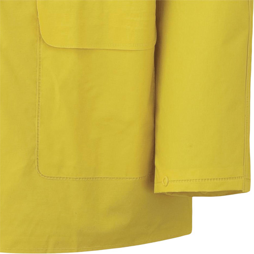 577J Veste imperm&eacute;able, Polyester/PVC, Petit, Jaune Cantin et fils