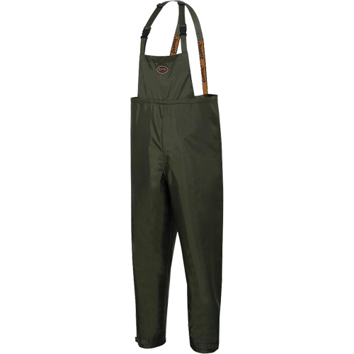 D8120P Nailhead Ripstop Tree Planter Bib Pants, X-Small, Polyester/PVC, Green Cantin et fils