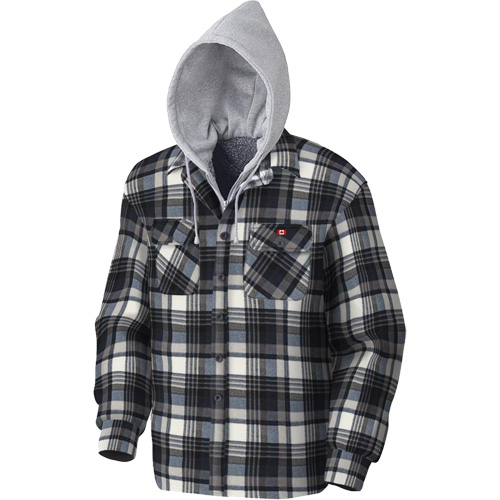 415BG Quilted Hooded Shirt, Men's, X-Small, Multi-Colour Cantin et fils